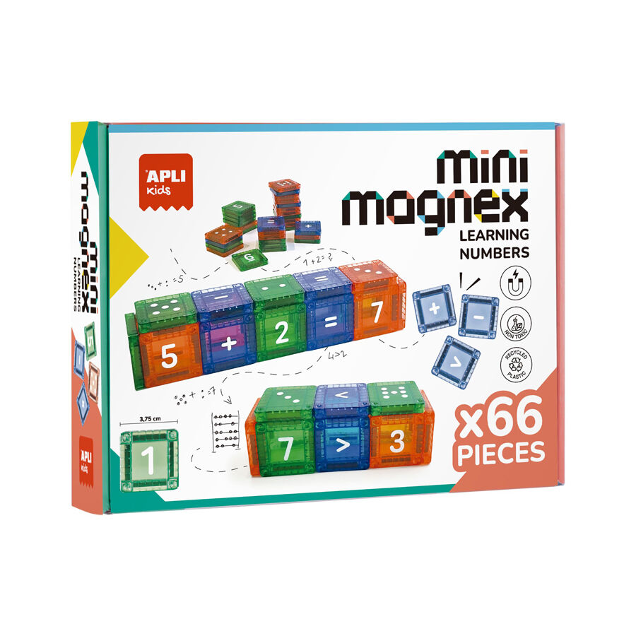 Mini Magnex n&uacute;meros magn&eacute;ticos