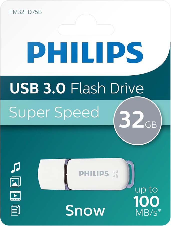 Mem&ograve;ria USB Philips Snow 3.0 32Gb