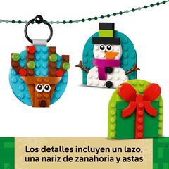 LEGO® Iconic Selección de Adornos Navideños 40744