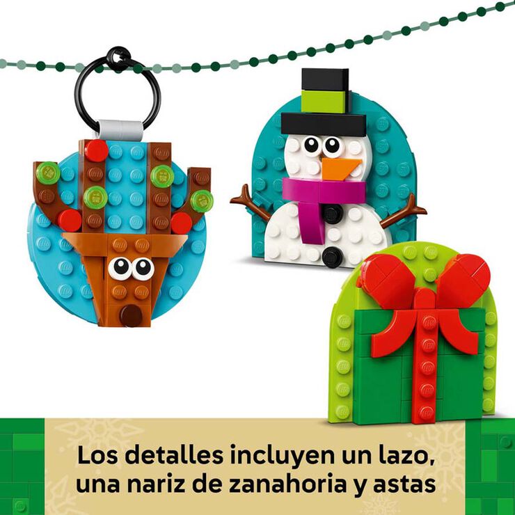 LEGO® Iconic Selección de Adornos Navideños 40744