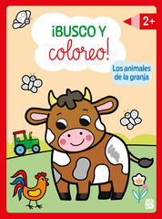 Busco y coloreo Los animales de la granja