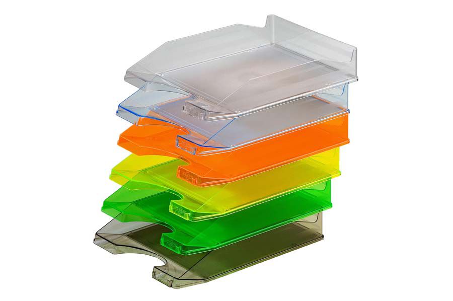 Safata Abacus 33x25cm transparent 2u