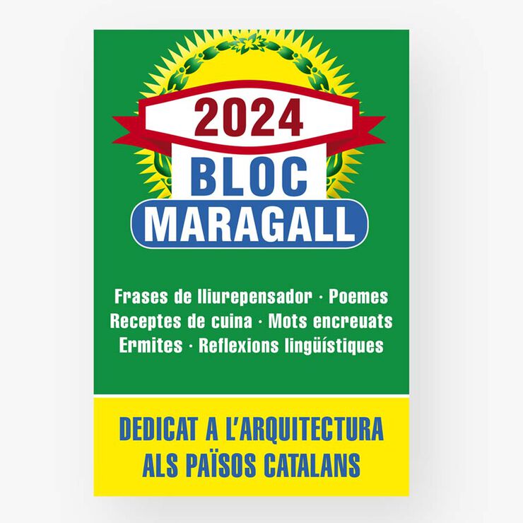 Calendario bloc Maragall 2024 grande 100x148mm