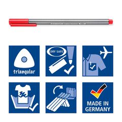 Rotuladores Staedtler Triplus Fineliner 334 10 colores