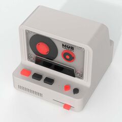 Altavoz Wondee Retro RS-80 gris