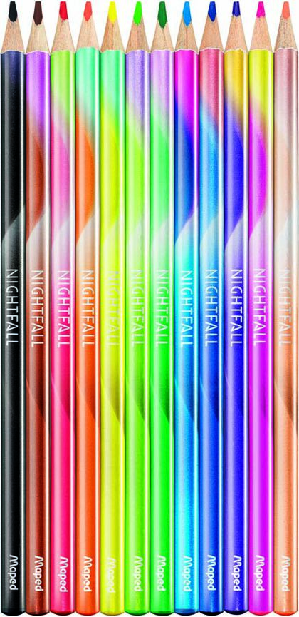 Llapis Maped Nightfall 12 colors Llapis Maped Nightfall 12 colors