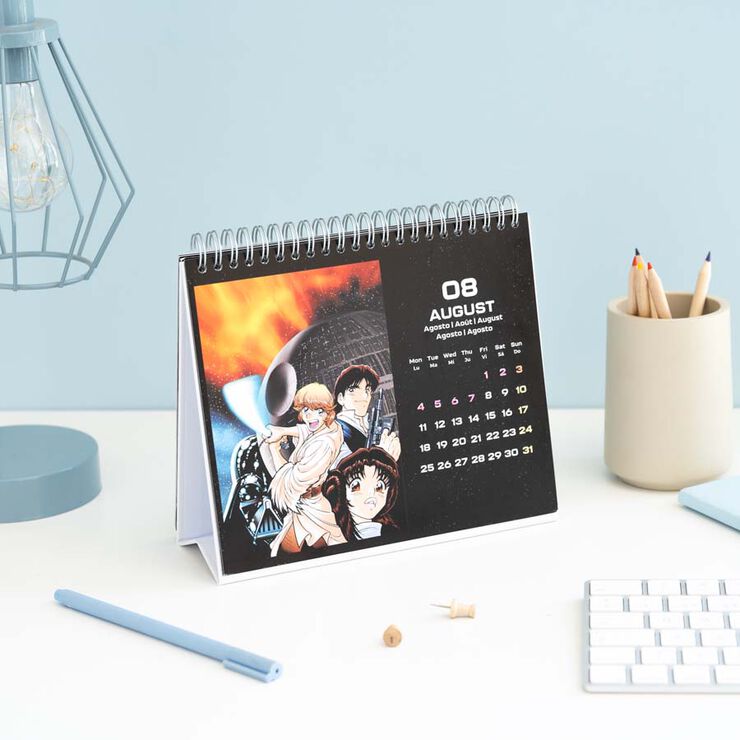 Calendari Taula 2025 30x30cm Star Wars