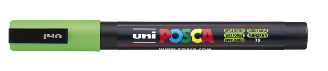 Rotulador Posca PC-3M verde manzana