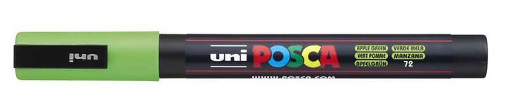Rotulador Posca PC-3M verde manzana