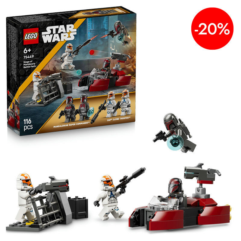 LEGO&reg; Star Wars TM Pack de Combate: Asedio de Mandalore 75449