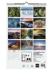 Calendario pared Finocam Esp.25X40 2024 Natural cas