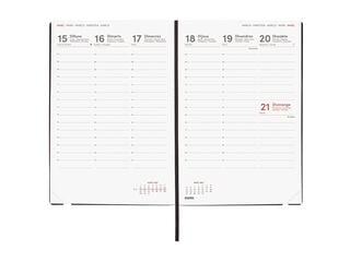 Agenda Finocam Mara Semana Vista Vertical 2027 Catal&aacute;n Turquesa
