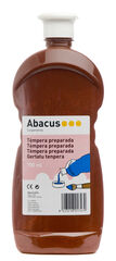 Tempera preparada Abacus 750 ml marrón