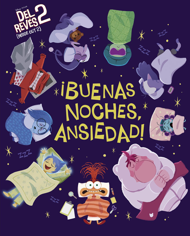 Del Rev&eacute;s 2 (Inside Out 2) &iexcl;Buenas noches, Ansiedad! (Cuentos Disney)