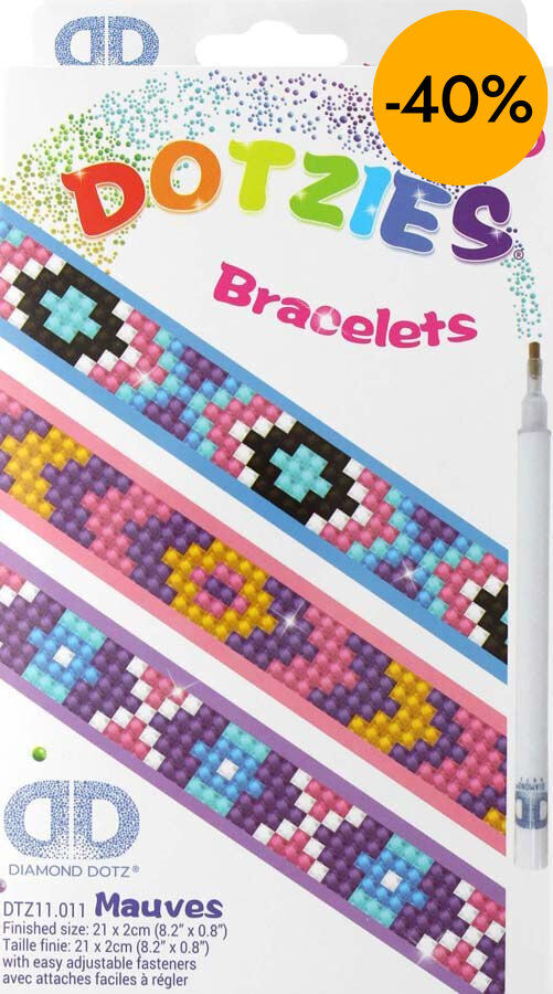 Dotzies Pulseras Mauves 3u