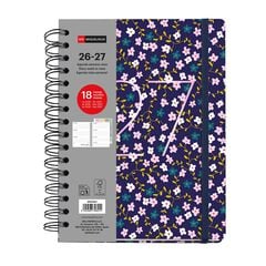 Agenda Miquel Rius 18 Meses Wire-O Plus sem/vista multiling&uuml;e 2026-2027 Lilac