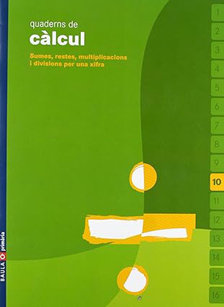 C&Agrave;LCUL 10 Baula 9788447914418