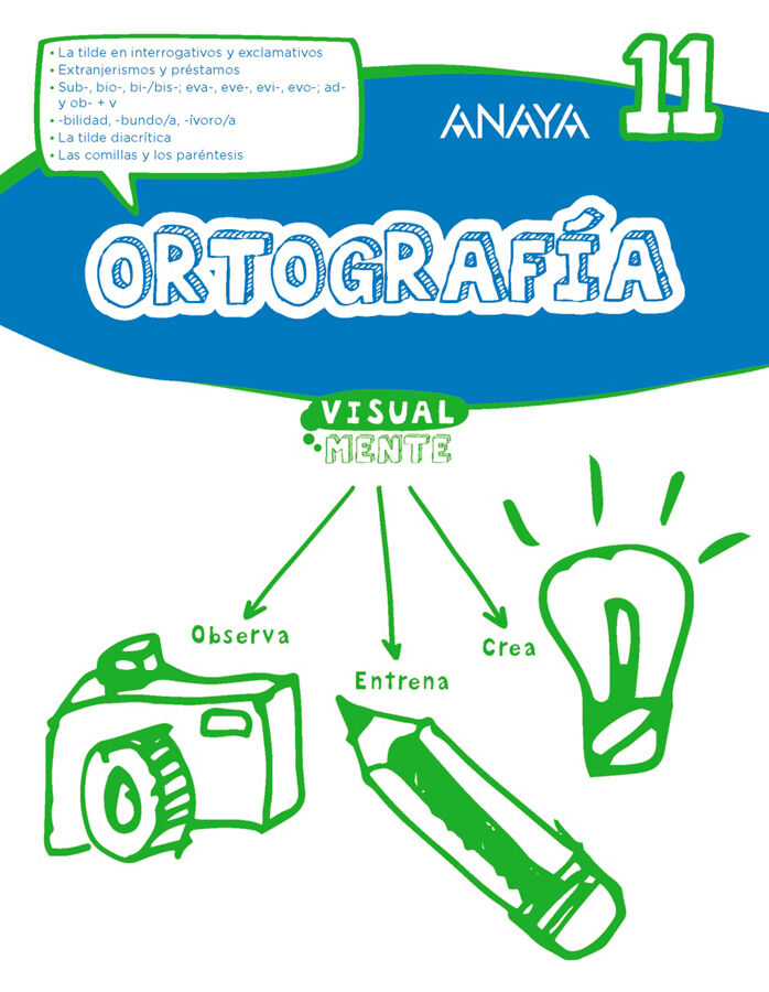 Ortograf&iacute;a 11. Primaria