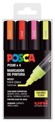 Retoladors Posca PC-5M 1,8-2,5mm fluorescent 4 colors