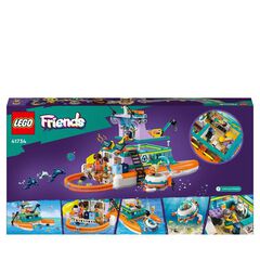 LEGO® Friends Barco de Rescate Marítimo con Animales MariNos 41734
