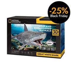 Puzle 3D National Geographic Gran Tiburón Blanco