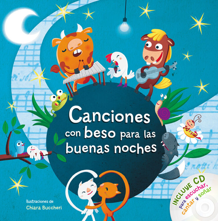 Canciones con beso para las buenas noches (Cuentos con beso)