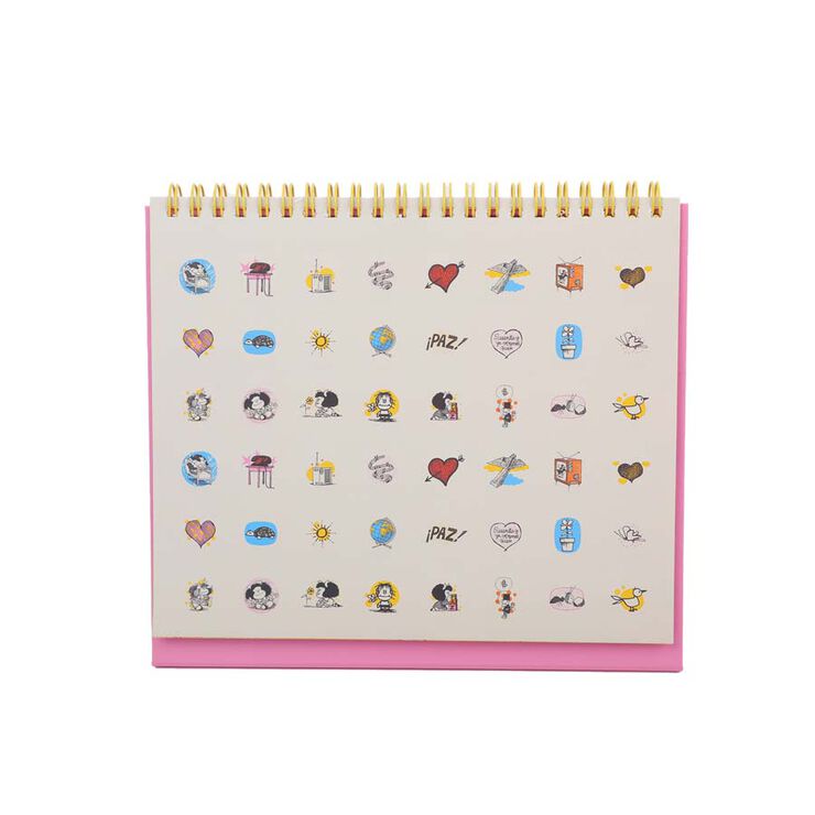 Calendario sobremesa 2026 cast Mafalda