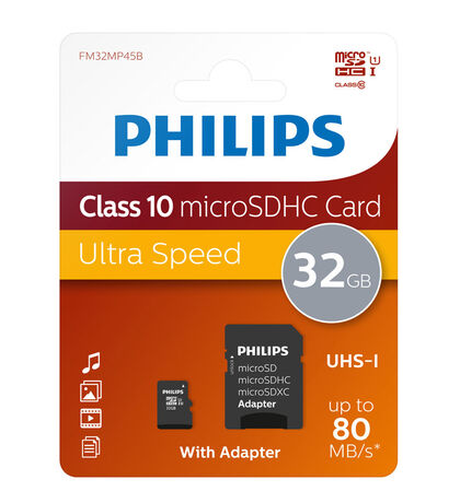 Tarjeta de memoria Philips Micro SDHC 32 Gb