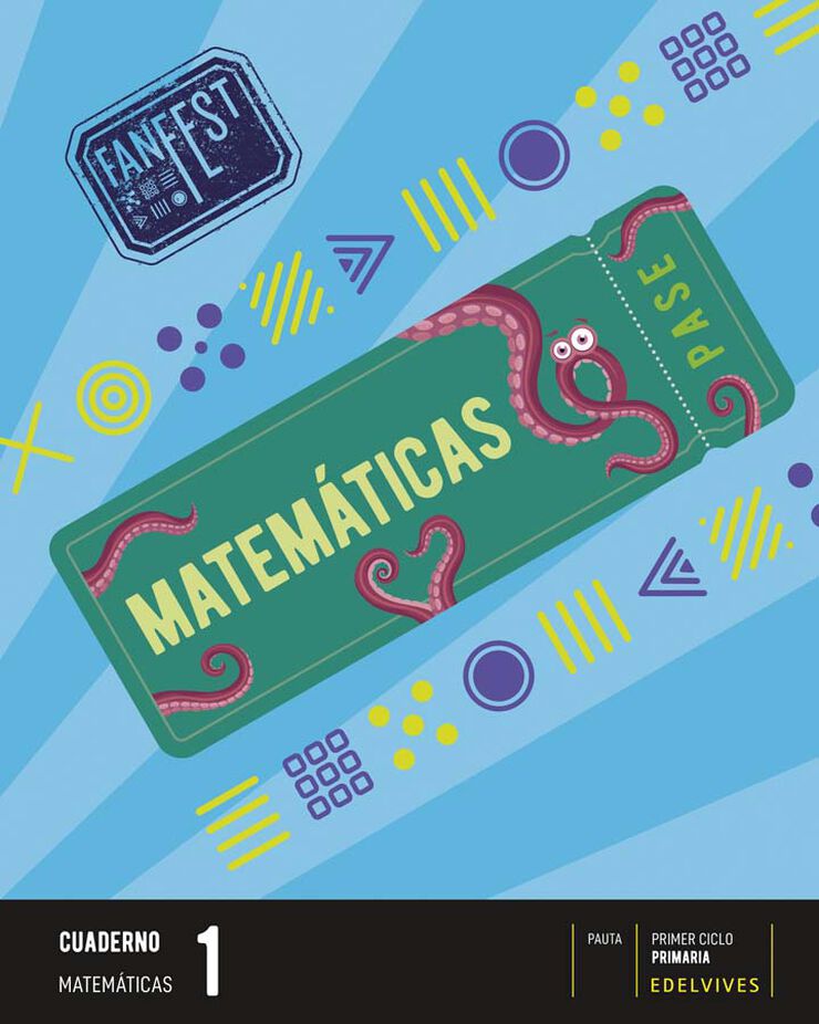 Matemáticas 1º Primaria. Cuaderno Pauta