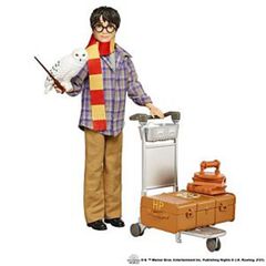 Muñeco Harry Potter en la Plataforma 9 3/4