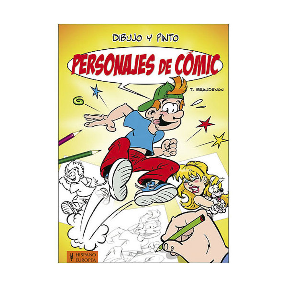 Dibujo y pinto personajes de c&oacute;mic