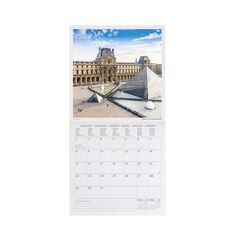 Calendario pared Legami 18X18 2024 París