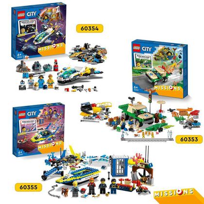 LEGO® City Missions Misions d'Investigació de la Policia Aquàtica 60355