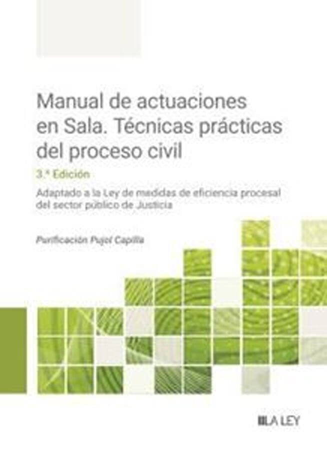 Manual de actuaciones en Sala. T&eacute;cnicas pr&aacute;cticas del proceso civil