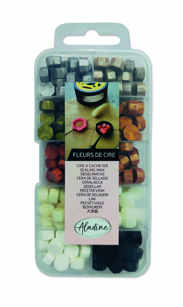 Lacres Aladine caja 10 colores Metálicos