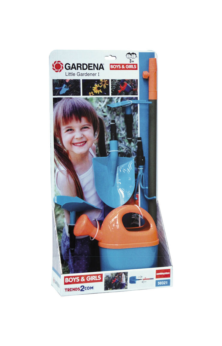 Juego simb&oacute;lico Chicos Gardena Herramientas jard&iacute;n regadera