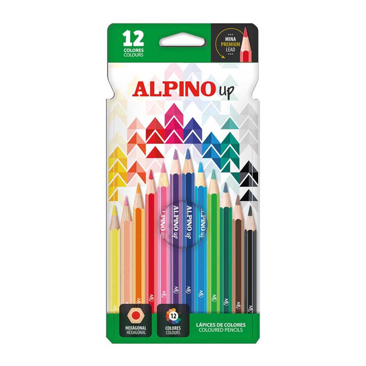 Lápices de colores Alpino Up 12 colores