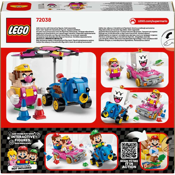 LEGO® Super Mario Mario Kart™ – Wario i Rei Boo 72038