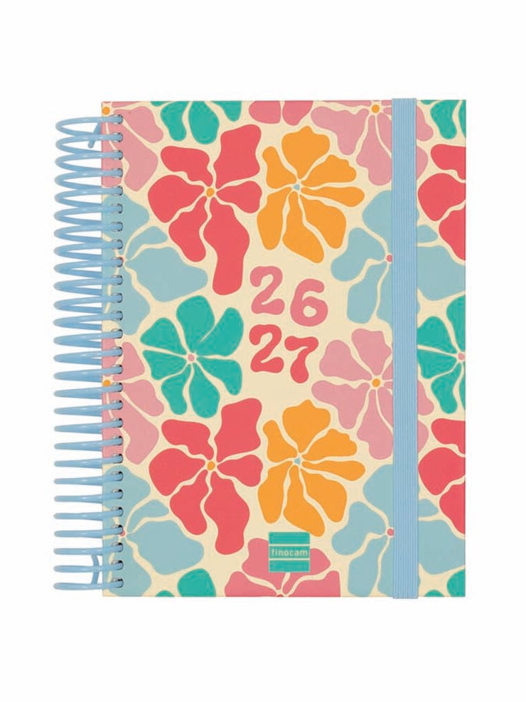 Agenda Escolar Finocam Diva 1/8 D&iacute;a/P&aacute;gina Castellano 2026-27 Spring