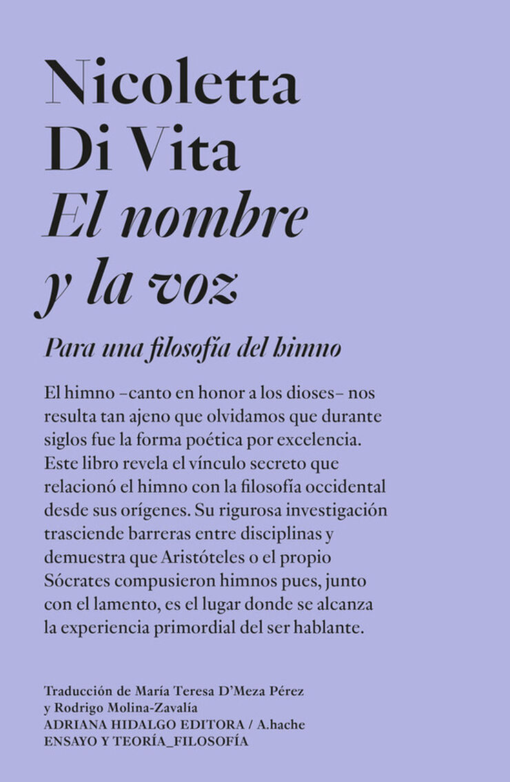 El nombre y la voz