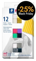 Pasta modelar Fimo Effect 300g 12 colors