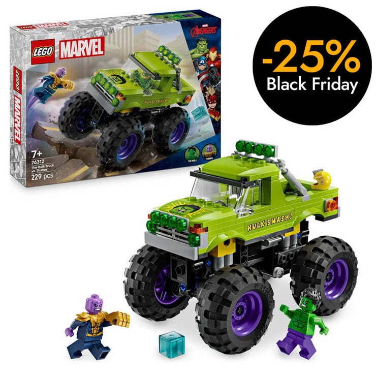 LEGO® Super Herois Camió de Hulk vs. Thanos 76312