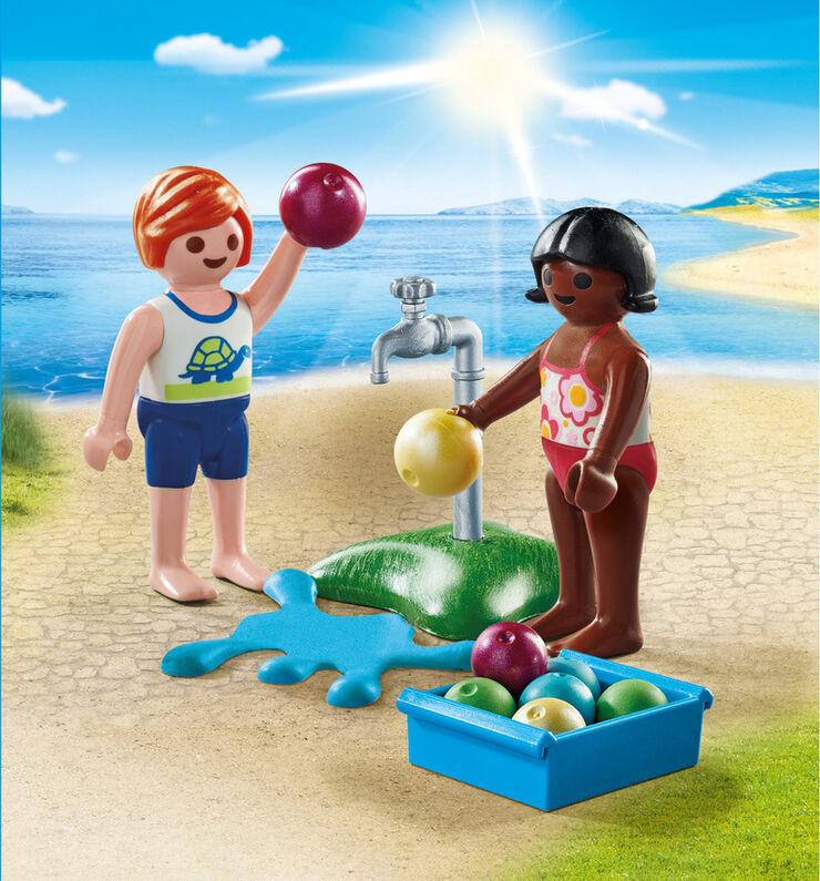 Playmobil Special Plus Nens amb globus d'aigua 71166