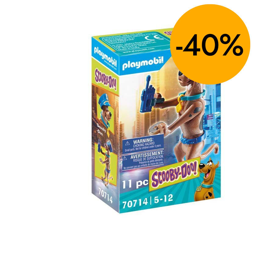 Playmobil Scooby Doo polic&iacute;a 70714