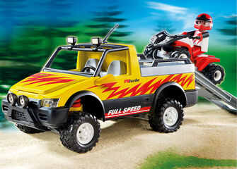 Playmobil City Life Pick-Up con quad 4228