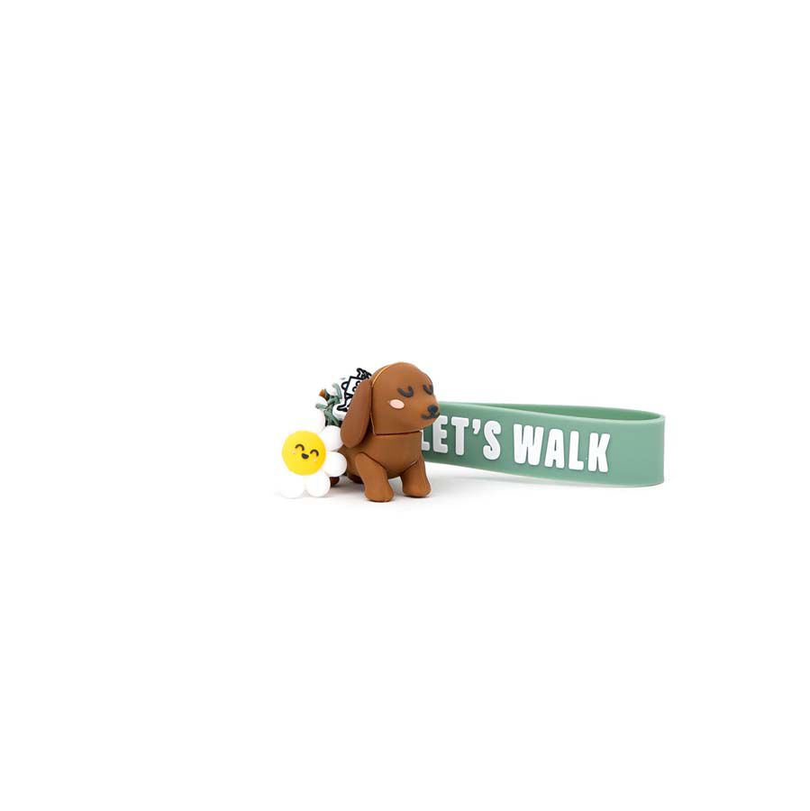 Llavero Let&rsquo;s Walk Perro Salchicha