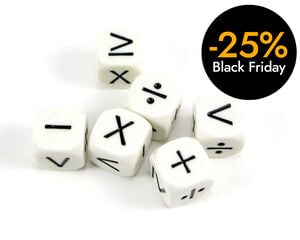 Dau 6 cares signes matemàtics 6 unitats