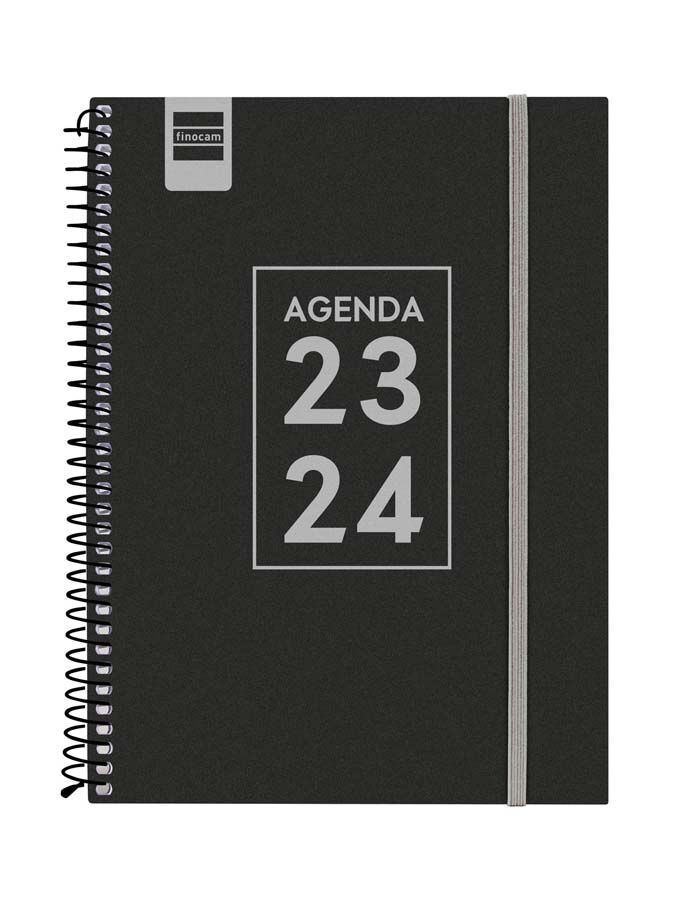 Agenda Escolar Secund&agrave;ria 1/4 23-24 S/Vista Cat Negre