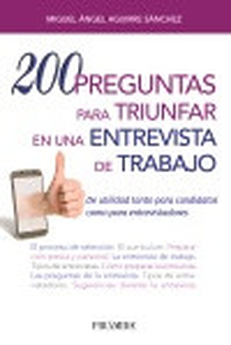 200 preguntas para triunfar en una entre