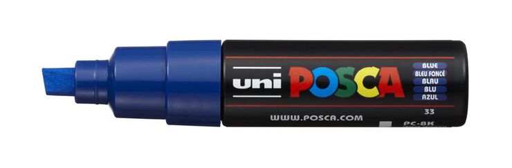 Rotulador Posca PC-8K azul